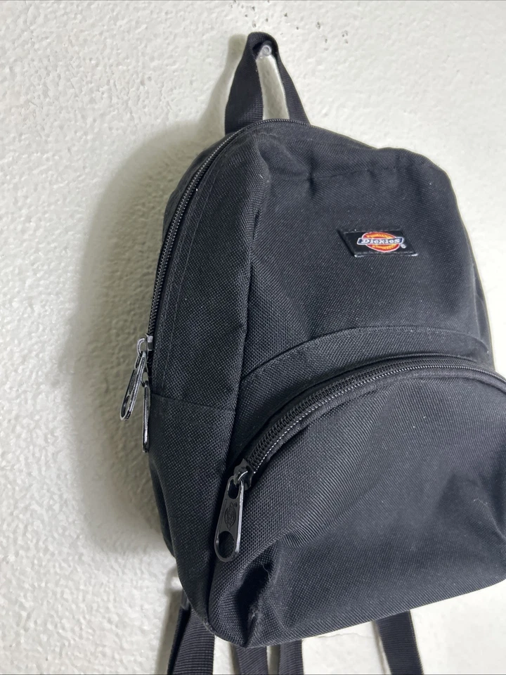 Dickies Brand Mini Black Backpack Polyester 9x7x4 Flaw - Image 2 of 4