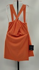 Lulus Orange Basic Sleeved Dress S