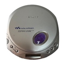 Sony CD Walkman D-E350 ESP Max silver Tested/Working