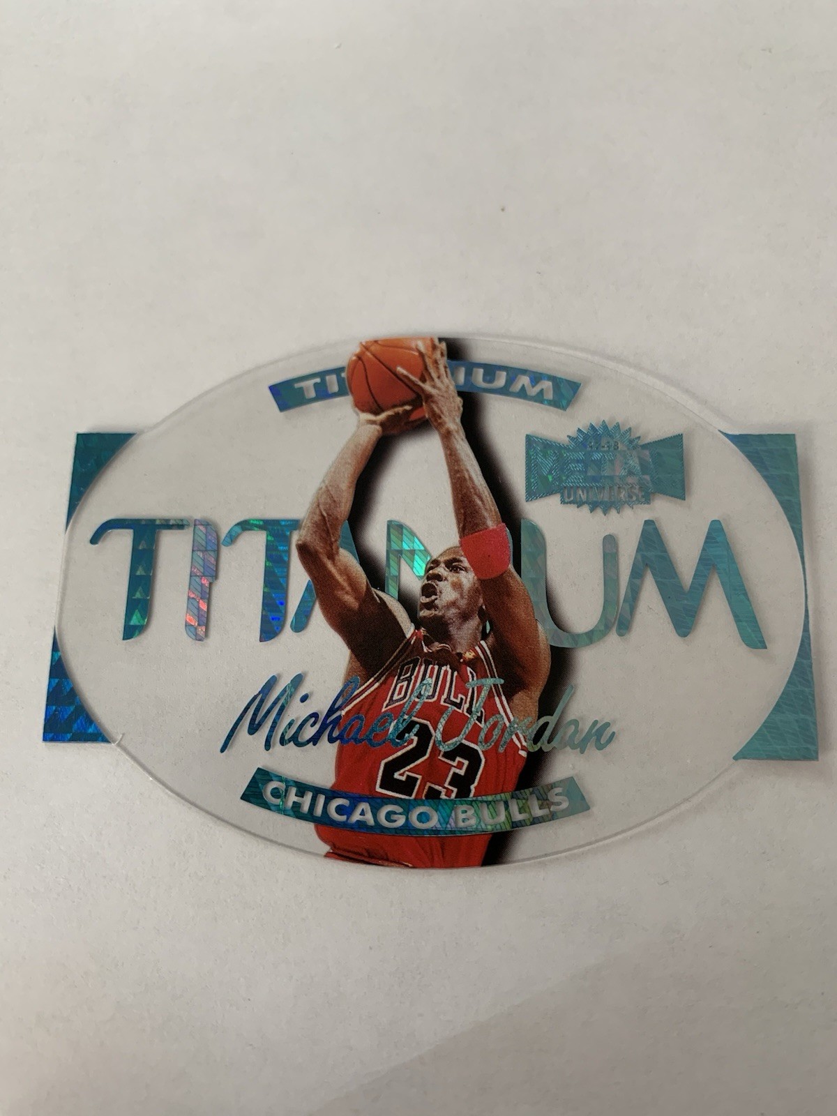 Michael Jordan 1997 Metal Universe #1 Titanium Price Guide 