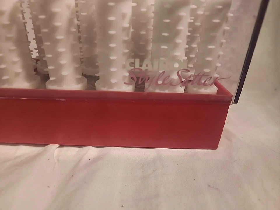 De Colección Clairol Estilo Setter Rizadores Climatizados Rodillos de Pelo Modelo C-20-SZ Sin Clips LEER Foto 2 de 4