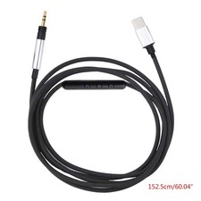 USB Type C to 2.5mm Replacement Cable Extension Cord Wire For