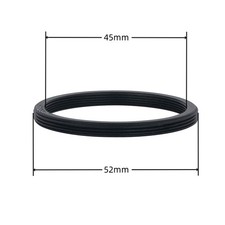 M45x0.75 to M52x1 Full Thread Step-Up Adapter Ring for Lens Mod