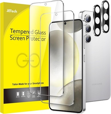 JETech Screen Protector for Samsung Galaxy S24 6.2-Inch with Camera Lens Protect