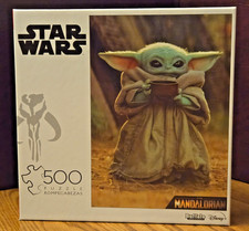 NIB - Star Wars The Mandalorian Baby Yoda Grogu Puzzle 500 Pc. Sipping my soup