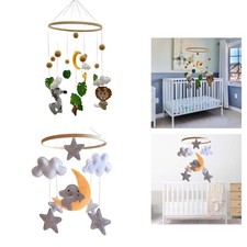 Baby Mobile for Crib Ornament Baby Shower Gifts Fun Decoration Toy for Nursery