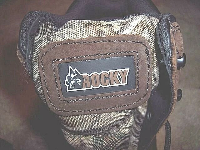 Mens 12 R Rocky Boots Realtree Camo Boots Insulated 400 G Hunting Water Proof  - Image 2 of 4