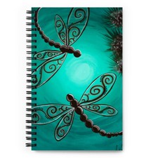 Dragonfly Spiral notebook