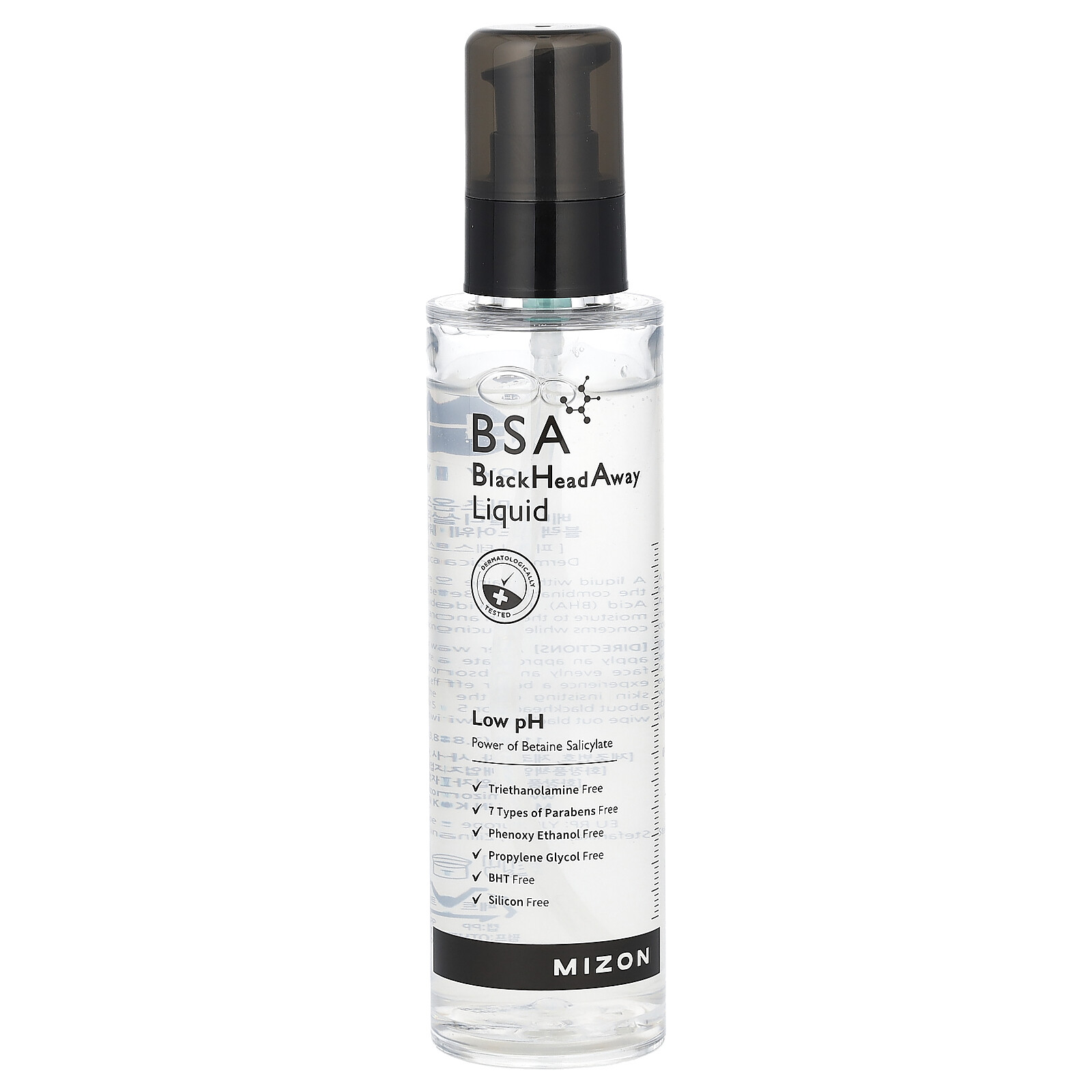 Средство для обновления кожи, BSA Black Head Away Liquid, 3,38 унции (110 г)