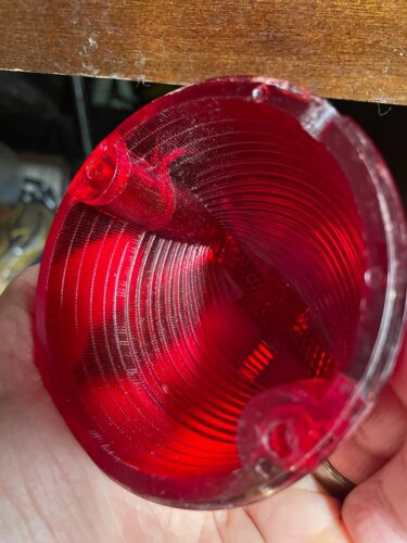 56 Chevy Red Taillight Lenses Bowtie TP-56 1956 Chevrolet - Picture 3 of 4