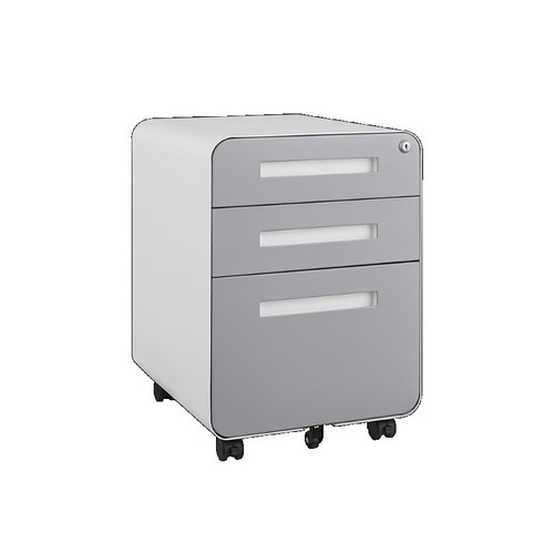 3 Drawer Mobile File Cabinet Under Desk Office Versatile Storage Anti-Tilting - Picture 17 of 18