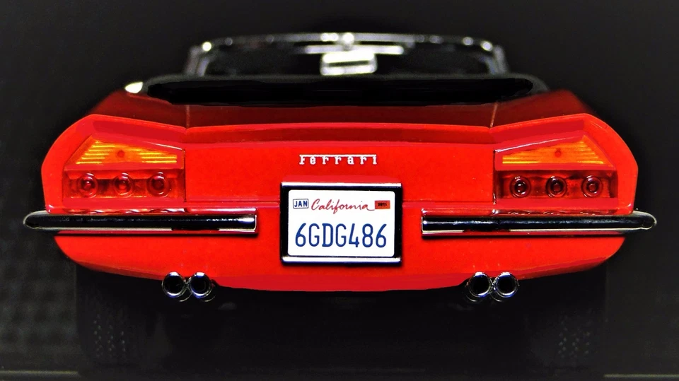 Ferrari Race Car12Racer24Le Mans Racing Red Custom Built Metal Body1 18Model - Image 3 of 4