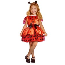 Girls Ladybug Halloween Costume Dress Size 3T 4T Pretend Play NWT