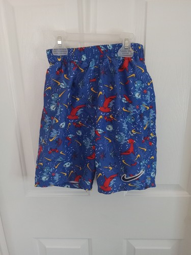 Nike kleine Jungen Sea Friends Lap Volley Shorts Größe Small Badehose...