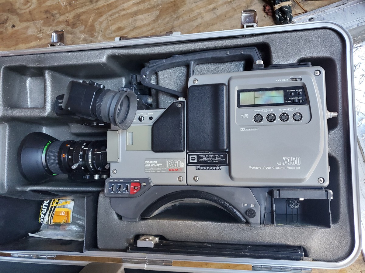 Panasonic AG-7450 Portable Video Cassette Recorder W/Lens | eBay Panasonic AG-7450 Portable Video Cassette Recorder W/Lens | eBay