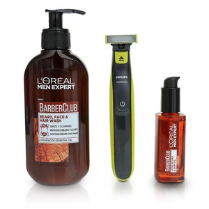 loreal men beard wash