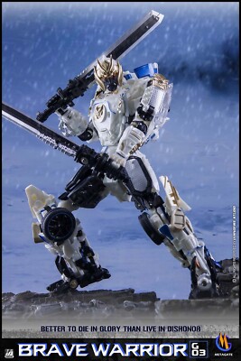 MetaGate G-03 Brave Warrior White Drift Triple Changer G03 Figure toy in stock
