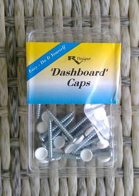 RV DESIGNER Collection H618 White Dashboard Screw Caps and Screws | eBay