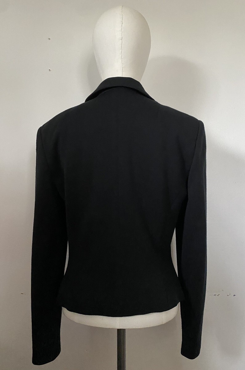 Vintage DKNY Donna Karan New York Blk Jacket ~ 90s Minimalism