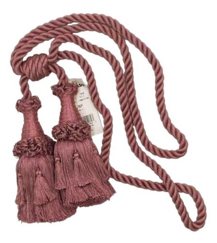Conso Trims Empress 21919 Tassel Drapery Curtain Tieback 6" Tassels 30" Spread - Picture 16 of 31