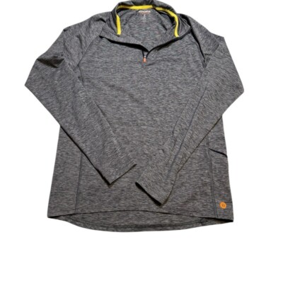 Bonobos Good Sport Athletic 1/4 Zip Pullover Shirt Mens Medium MD M Gray Slim