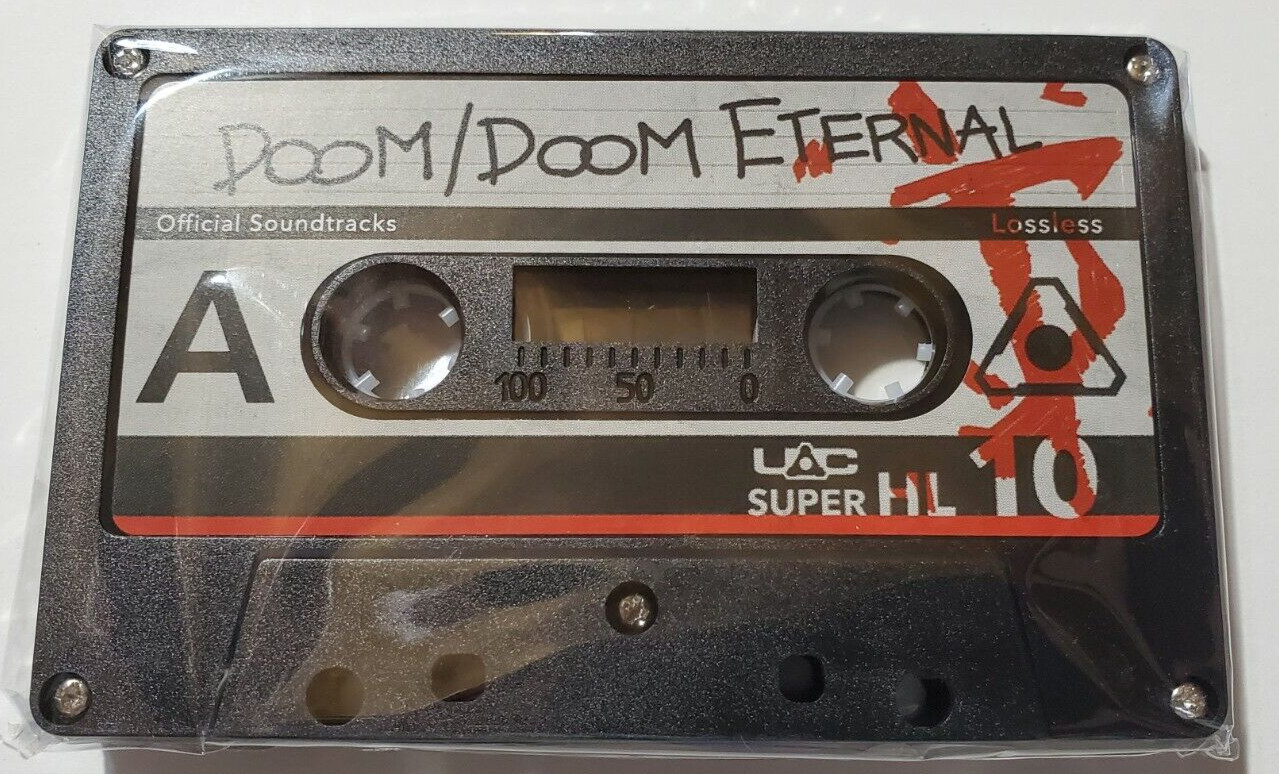 DOOM Eternal + DOOM 2016 Collector's Edition Cassette Tape Soundtrack **READ**