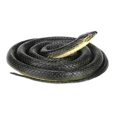 Fake Realistic Snake Lifelike Real Scary Rubber Toy Prank Party Joke For Garden