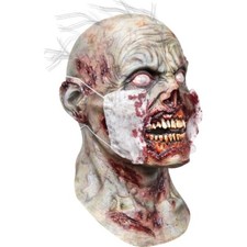 Ghoulish Productions Patient Zombie Latex Face Mask Horror Halloween Cosplay