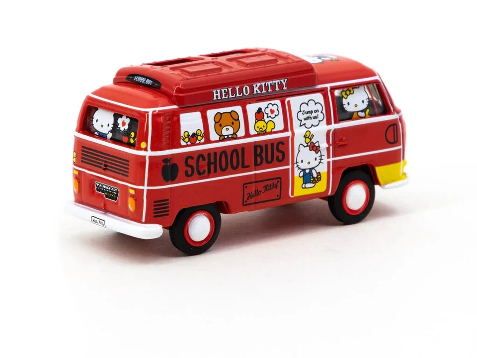 TARMAC - Volkswagen Type II (T2) Hello Kitty Capsule School Bus - Image 2 of 3