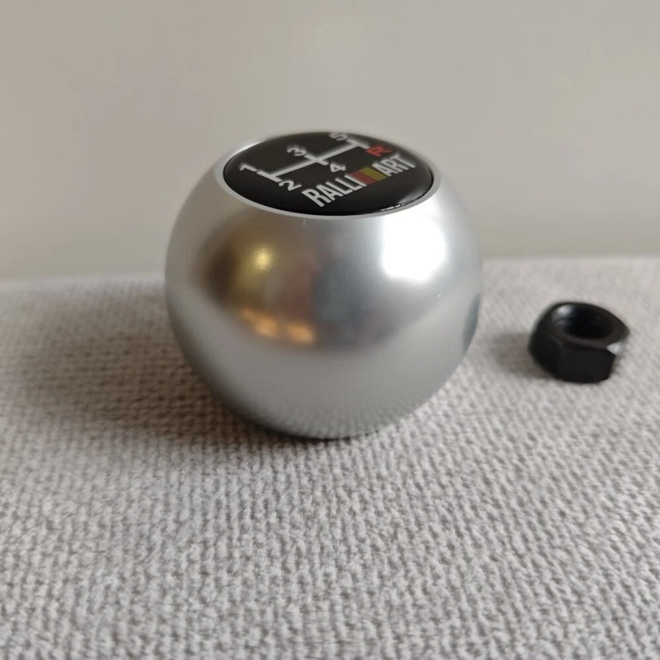 RALLIART 5SP CROMO perilla de cambio MITSUBISHI LANCER EVO MIRAGE ECLIPSE ASX VR4 Foto 3 de 4