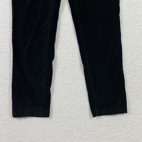 J. Jill Corduroy Straight Leg Pants Womens Size 8 Black Casual. - Picture 7 of 14