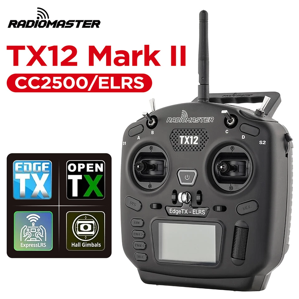 RADIOMASTER TX12 MK II 2.4G 16CH Funksteuerung ELRS OpenTX RC Sender - Bild 4 von 4