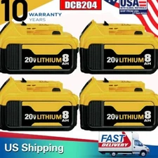 Replacement 20Volt For DeWalt DCB206-2 Max 9.0Ah Lithium Ion Battery DCB208