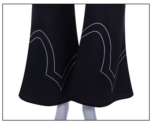 PANTY & STOCKING With GARTERBELT Cosplay Costume Sexy Black White Uniform Wig - Picture 16 of 26