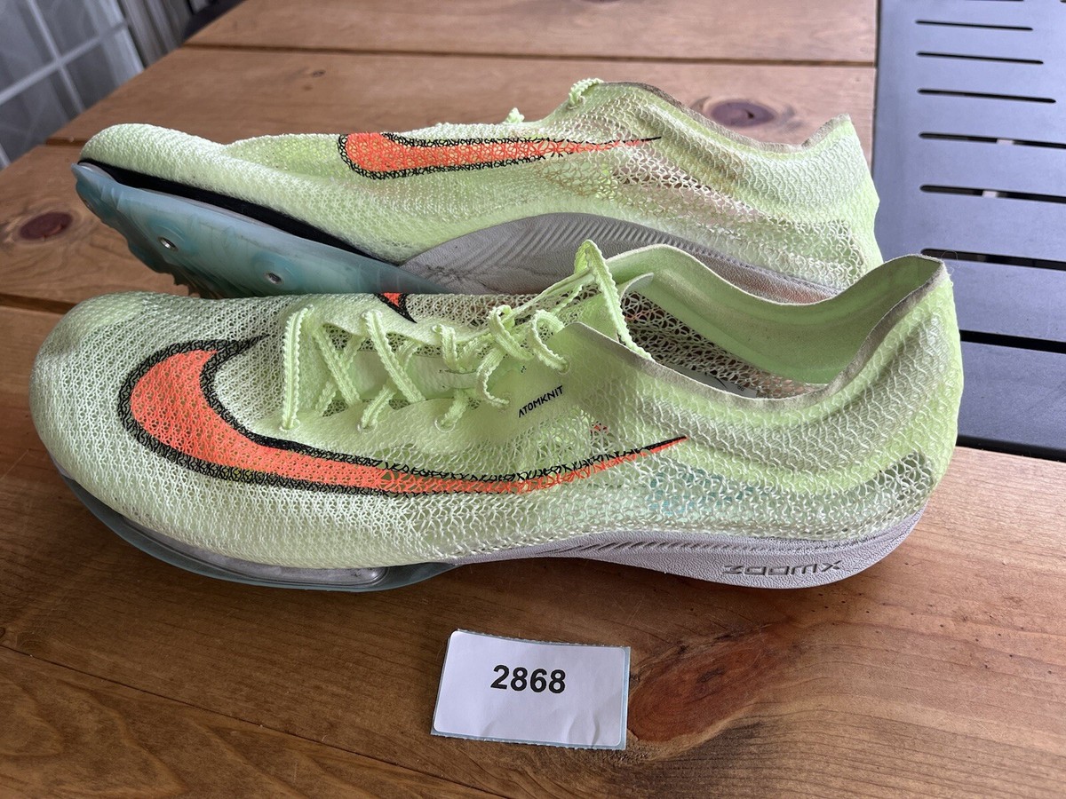 Nike Air Zoom Victory Track Spikes Volt/Orange Mens Size 15  display picture 2