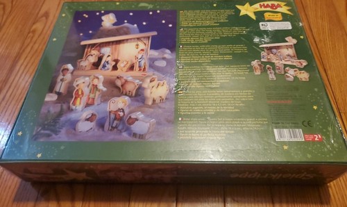 RareSpielkrippe Haba Made In Germany 5296 WoodenChristmas Nativity Scene - Picture 6 of 8