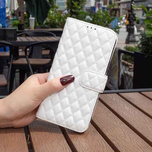 Leather Grid Card Wallet Phone Case For iPhone 11 12 13 14 Pro Max XR XS 8 7 SE - Picture 28 of 64
