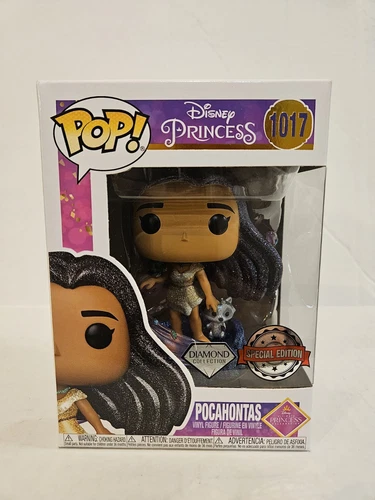Funko POP! Disney Princess Pocahontas #1017 Diamond Collection SE Sticker New