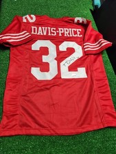 TYRION DAVIS-PRICE San Francisco 49ers signed custom XL Jersey Beckett COA