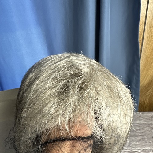NWOT Really cute 2 Tone Fashion Short GRAY Wig From Wig Shop - Picture 5 of 6