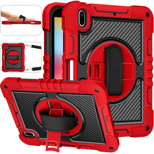 Funda con correa para el hombro resistente a prueba de golpes con soporte de goma 10.9" 10.ª generación para Apple iPad - Imagen 49 de 65