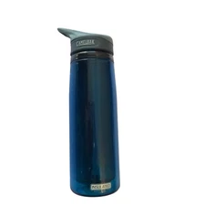 CAMELBAK Insualted eddy Water Bottle with Straw, Lid 20 Oz, Blue