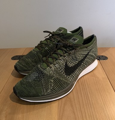 flyknit racer rough green