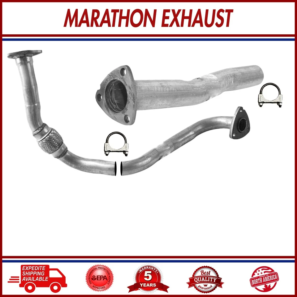 Tubo de escape compatible con: Chevrolet S10 2000-2003|GMCSonoma|IsuzuHombre 2,2 LRWD 108,3" WB Foto 4 de 4