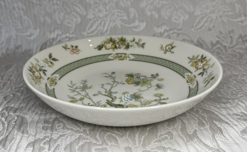 Royal Doulton Vintage TONKIN Green Floral 6.75” Cereal Bowl ~ MINT