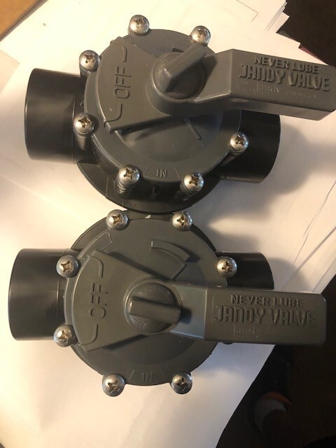 Selling lot of 2 - Jandy 2 Port Never Lube Valves 1 1/2"- 2" New Never Used Selling lot of 2 - Jandy 2 Port Never Lube Valves 1 1/2"- 2" New Never Used