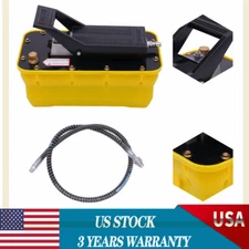 Jack Pump Air Over Hydraulic Foot Pump Rotary Lift 10000PSI 0.75-0.95/Lmin 2.3L