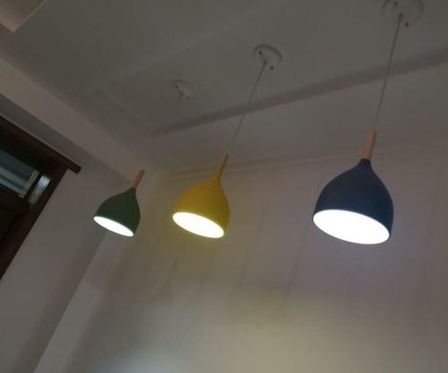 Kitchen Colourful Pendant Lamp Ceiling Light Chandelier Dining Room Bar Shop - Picture 6 of 21