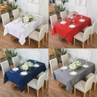 Extra Large Rectangular Fabric Tablecloth 150x300cm and 140x200cm 4 Colours