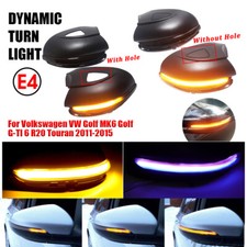 For Vw Golf6 Mk6 Gti 6 R20 Mkvi Touran Dynamic Led Mirror Turn Signal Lights